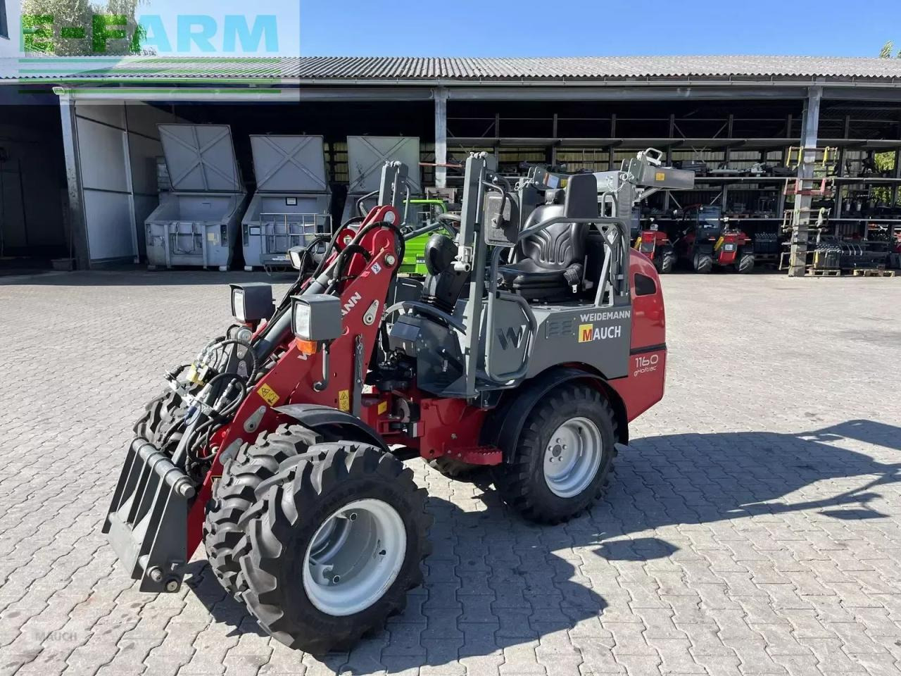 Wiellader Weidemann 1160e mit 350h, klappdach, straßenzulassung