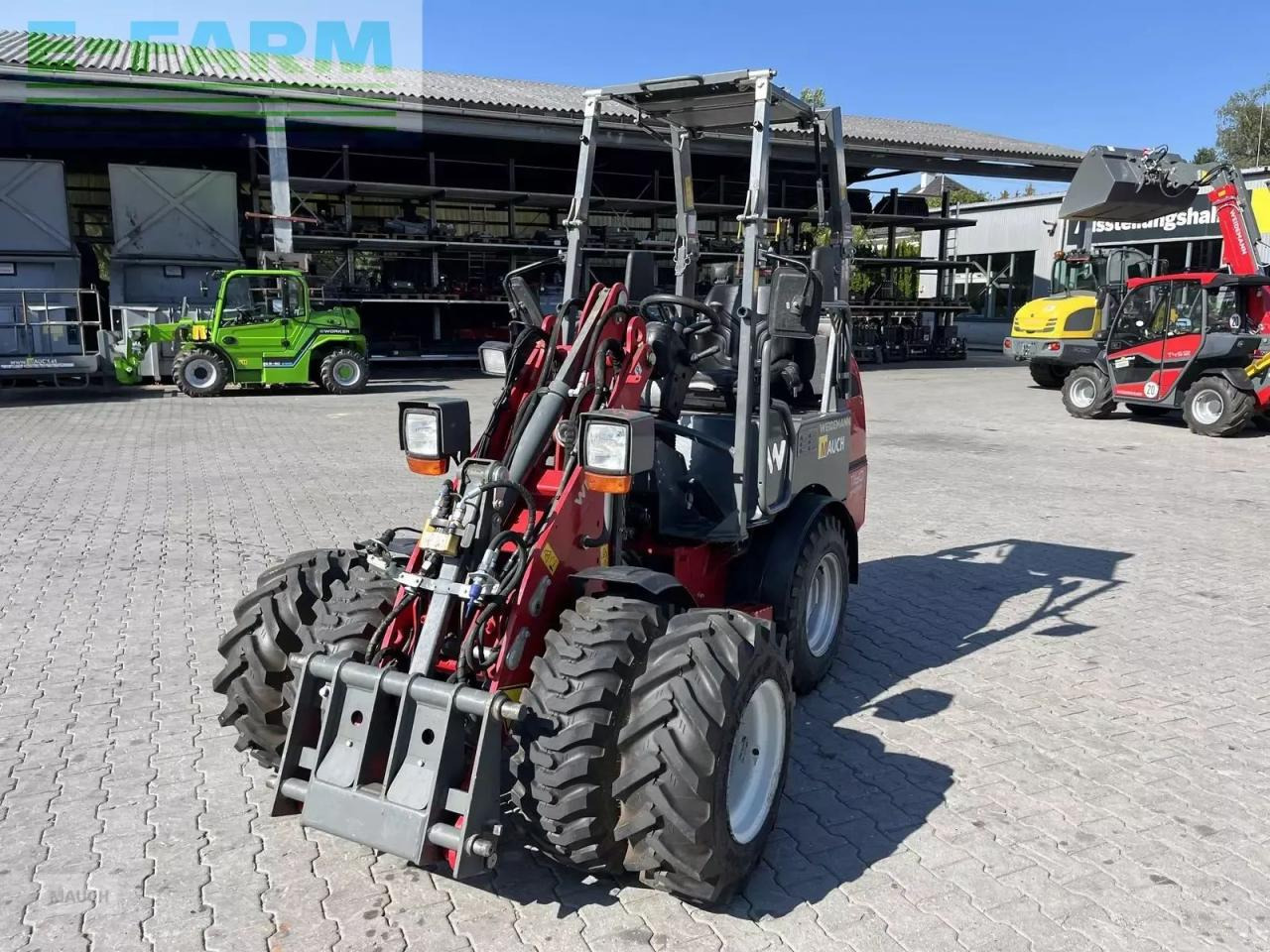 Wiellader Weidemann 1160e mit 350h, klappdach, straßenzulassung