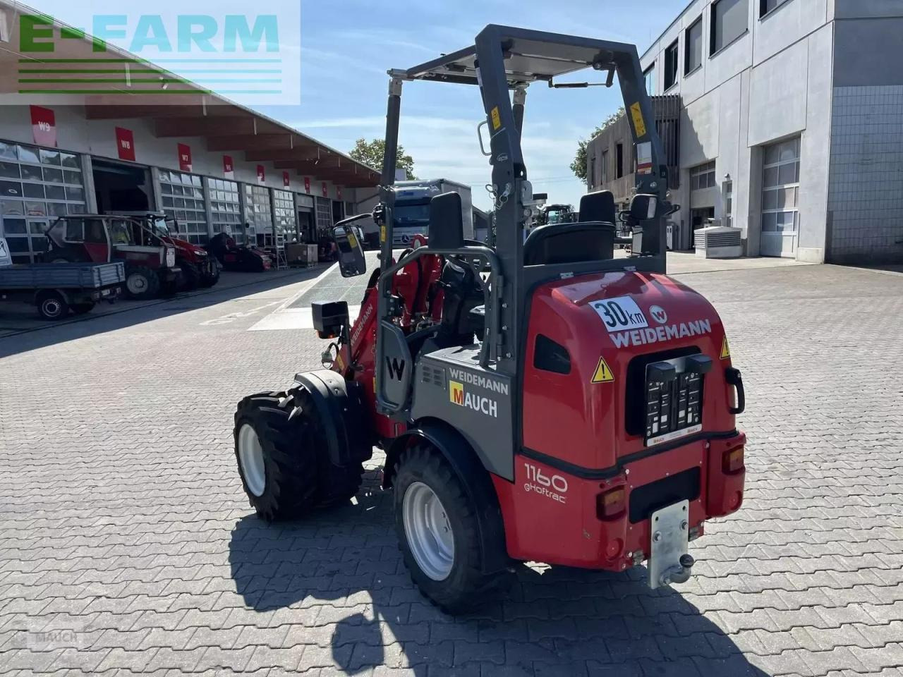 Wiellader Weidemann 1160e mit 350h, klappdach, straßenzulassung