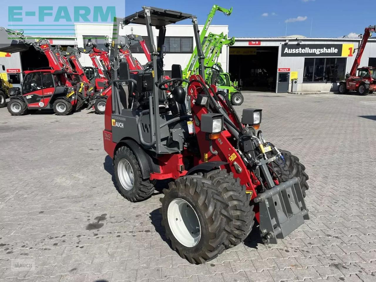 Wiellader Weidemann 1160e mit 350h, klappdach, straßenzulassung