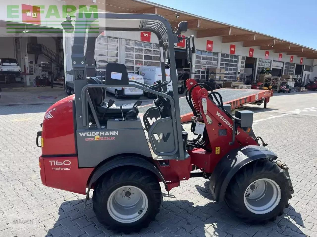 Wiellader Weidemann 1160e mit typisierung, 310ah