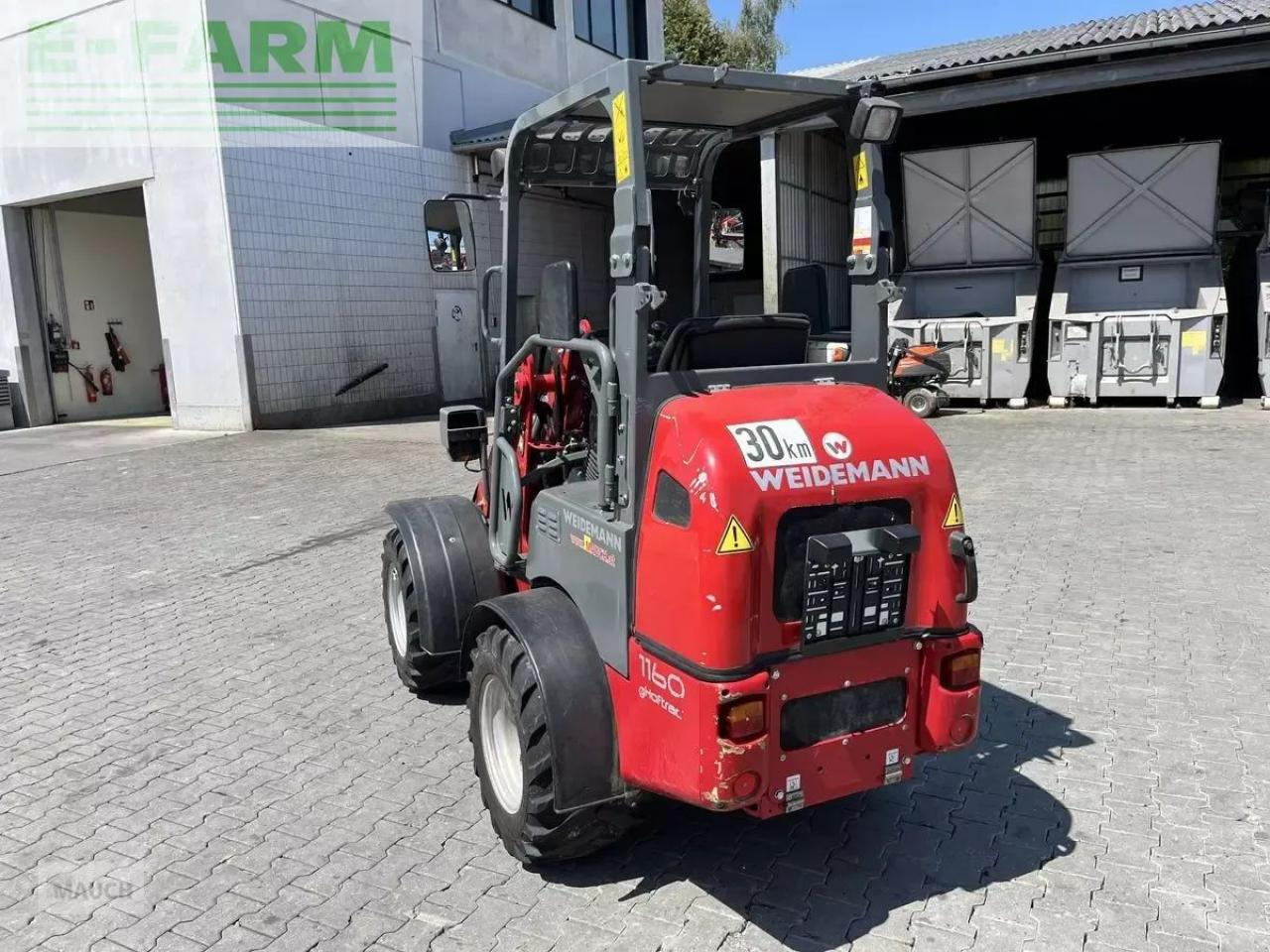 Wiellader Weidemann 1160e mit typisierung, 310ah