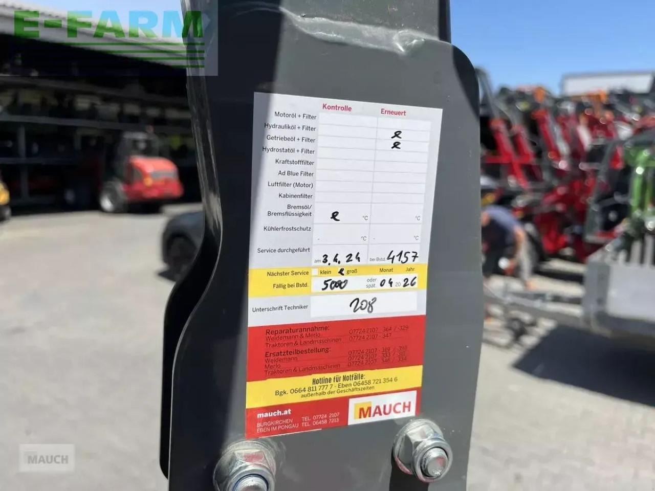 Wiellader Weidemann 1160e mit typisierung, 310ah