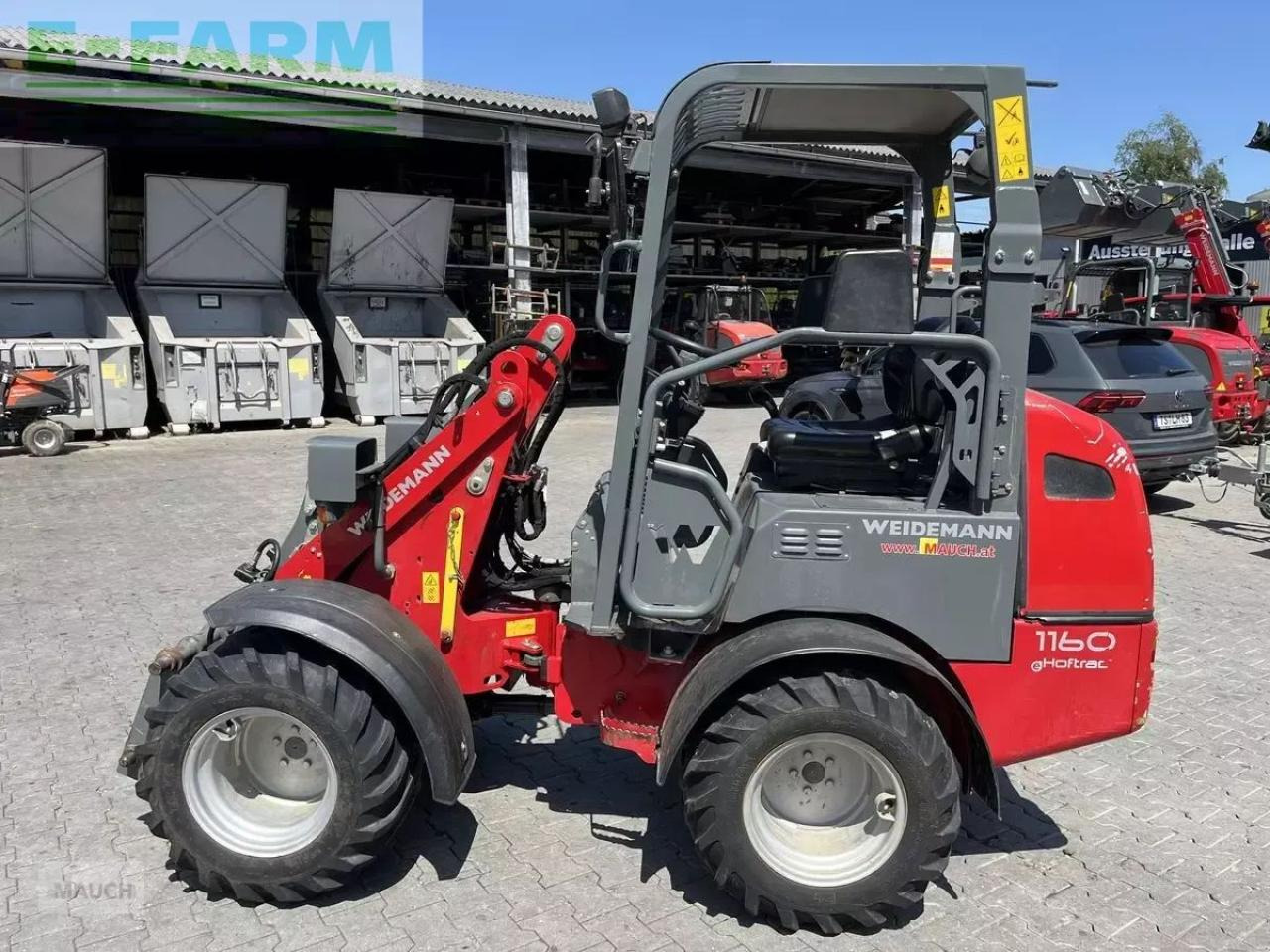 Wiellader Weidemann 1160e mit typisierung, 310ah