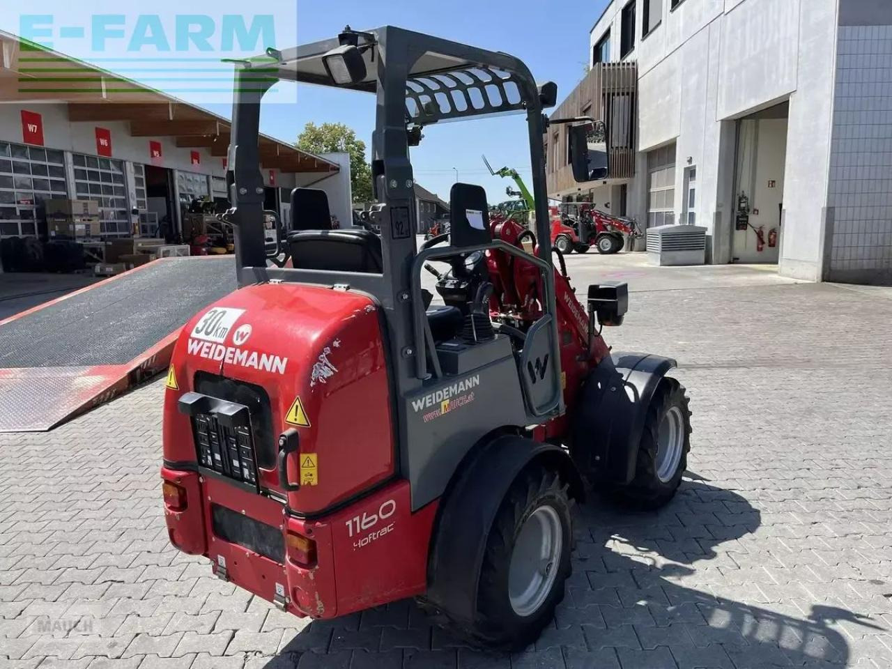Wiellader Weidemann 1160e mit typisierung, 310ah