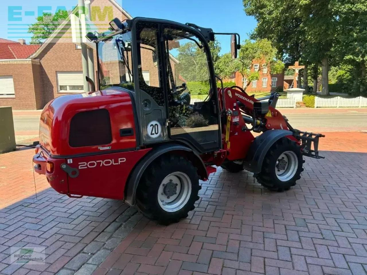 Wiellader Weidemann 2070 cx lp