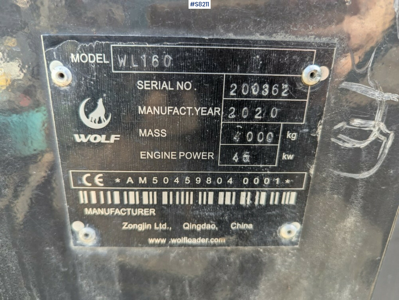 Wiellader Wheel Loader Wolf WL160 with Bucket