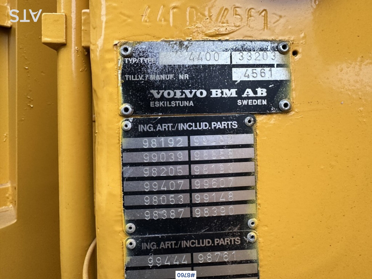 Wiellader Wheel loader, VOLVO BM 4400 (SEE VIDEO)
