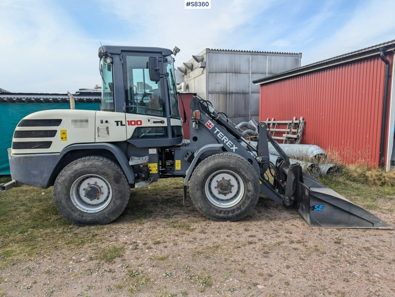 Wiellader Wheeled Loader Terex TL100 with gear