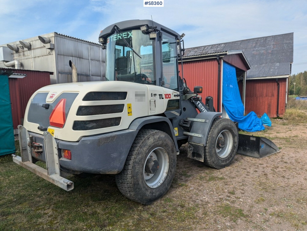 Wiellader Wheeled Loader Terex TL100 with gear