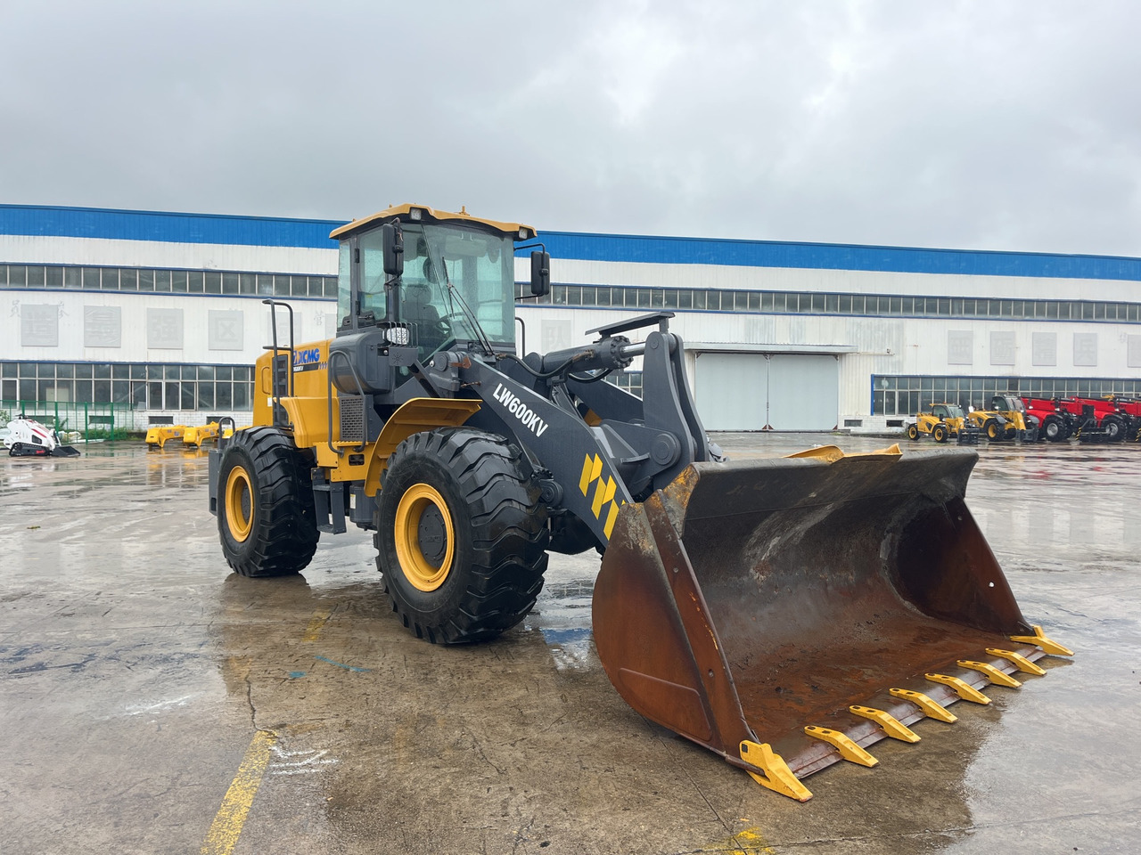 Wiellader XCMG official used 6ton hydraulic wheel loader LW600KV