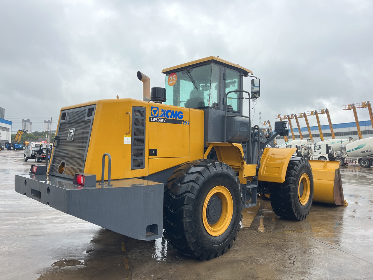 Wiellader XCMG official used 6ton hydraulic wheel loader LW600KV