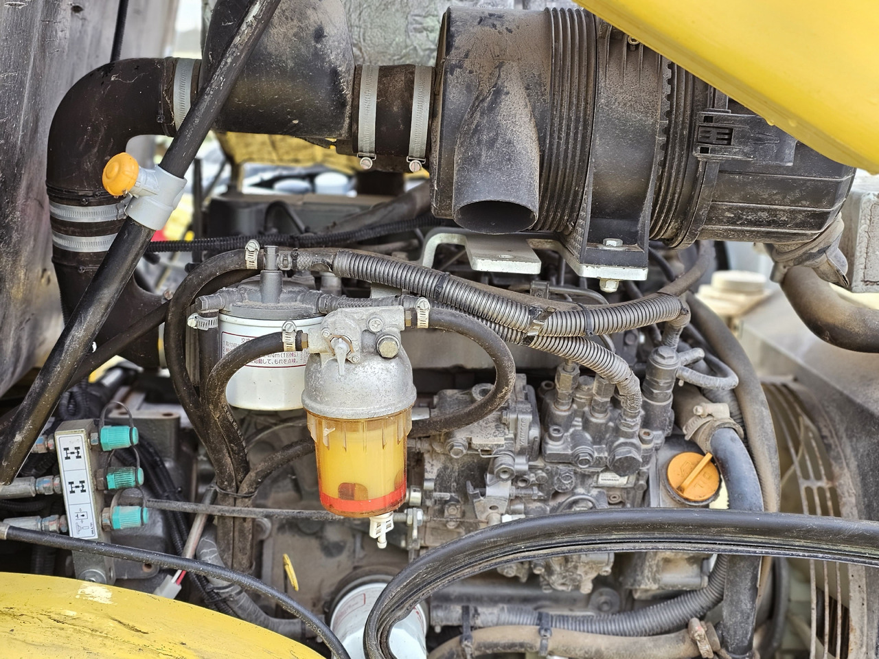 Wiellader YANMAR V8, 744 hours!