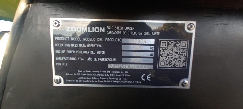 Wiellader Zoomlion ZS030R
