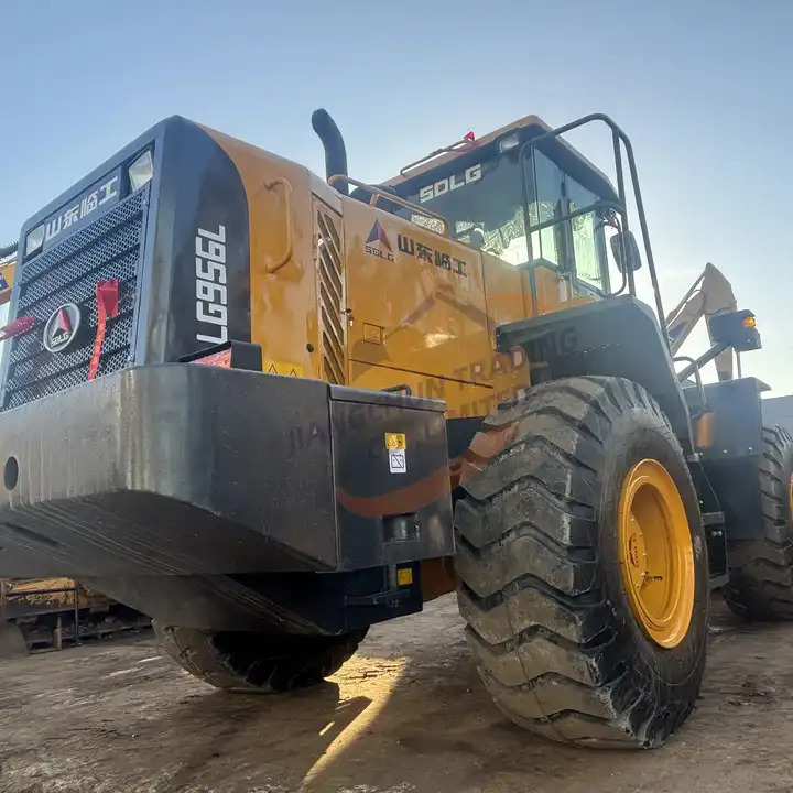 Wiellader second hand wheel loader SDLG 956L L956F 956l original China heavy duty hydraulic tractor loader with Low running hours