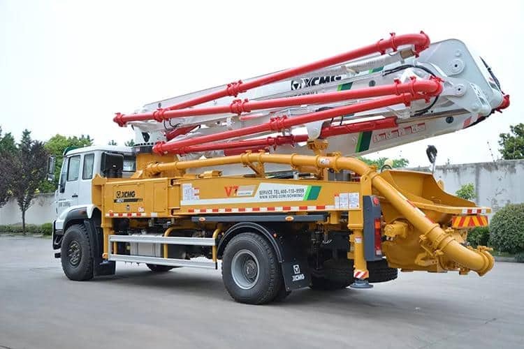 Betonpomp XCMG Concrete Pump Truck Used HB37V Mounted Concrete Pump Truck Trade: afbeelding 6