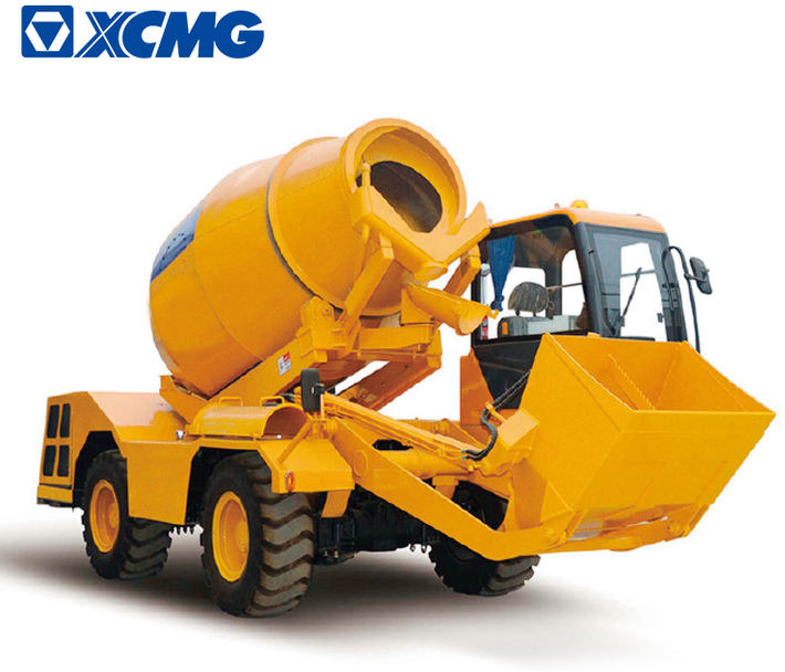 Betonmixer XCMG official SLM3500S 3 cubic meters concrete mixer truck concrete transit mixer: afbeelding 6