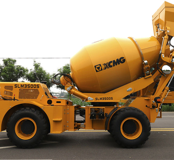 Betonmixer XCMG official SLM3500S 3 cubic meters concrete mixer truck concrete transit mixer: afbeelding 7