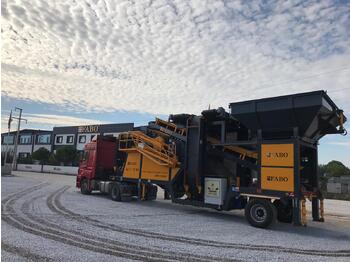 FABO mobile washing plant - zeefinstallatie