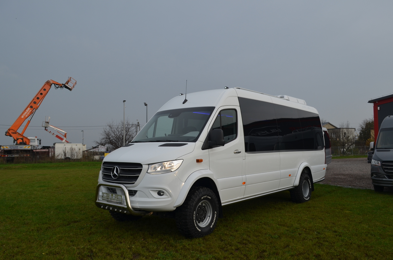 Nieuw Minibus, Personenvervoer MERCEDES-BENZ 519 4x4 high and low drive: afbeelding 3