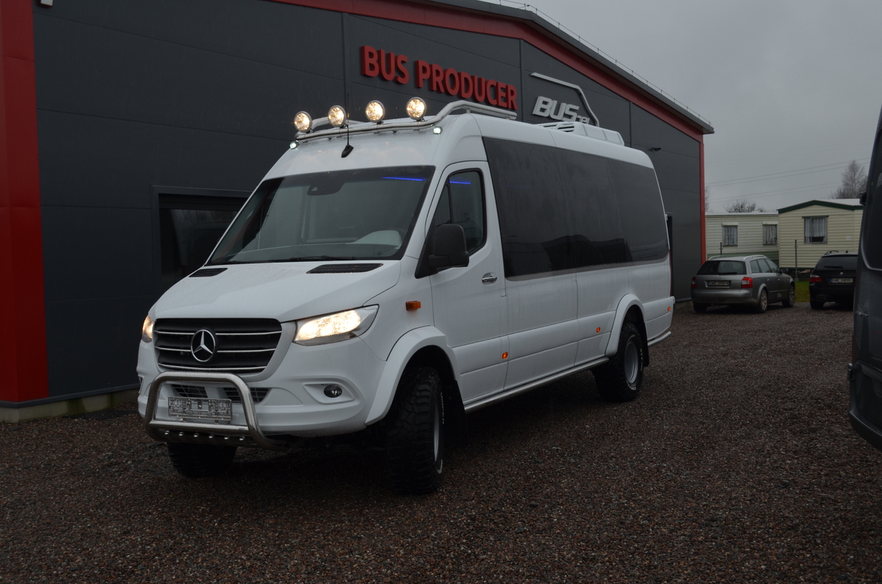 Nieuw Minibus, Personenvervoer MERCEDES-BENZ 519 4x4 high and low drive: afbeelding 4