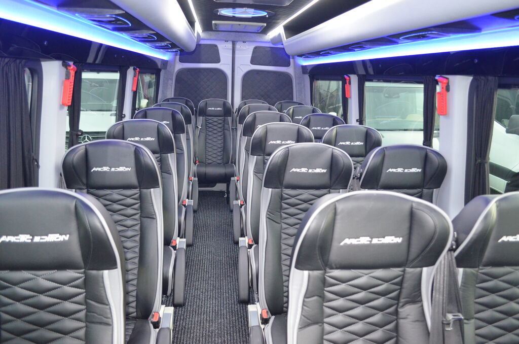 Nieuw Minibus, Personenvervoer MERCEDES-BENZ Sprinter 519 4x4 high and low drive: afbeelding 5