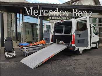 Minibus, Personenvervoer Mercedes-Benz Sprinter 214 CDI 7G Krankentransport Trage+Stuhl: afbeelding 1