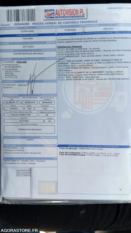 Minibus IVECO BUS AXER N°063191