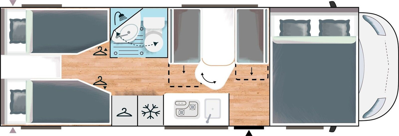 Alkoof camper Challenger Alkoven Break Edition C387  *MJ25*RFK*Markise