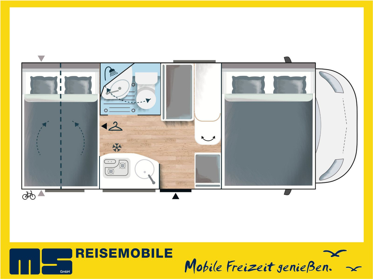 Alkoof camper Chausson C 514 FIRST LINE /140PS / ZUBEHÖR- PAKET / 5.99M