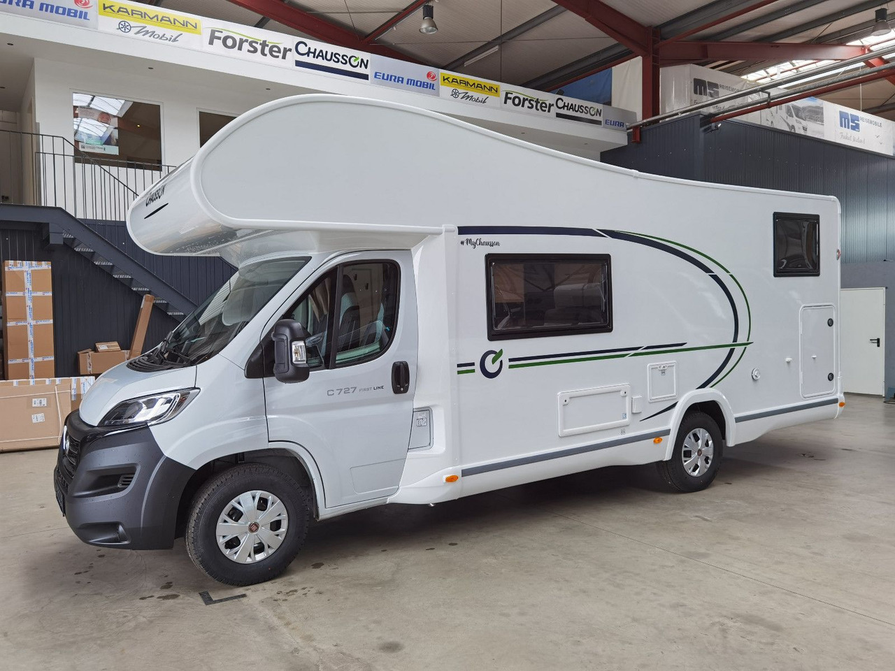 Alkoof camper Chausson C 727 FIRST LINE /140PS / EINZELBETTEN & ALKOVEN