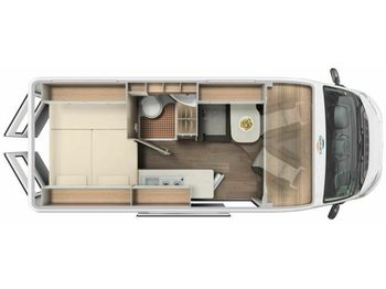 Buscamper Carado Camper Van 600 Edition 15 neuer Ducato, Aufstell