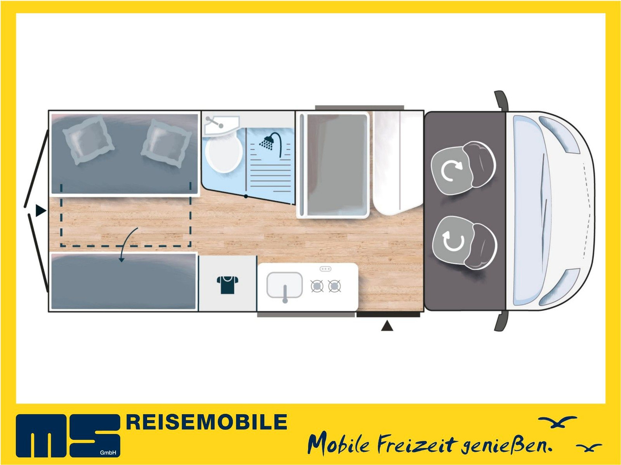 Buscamper Chausson V594 SPORT LINE / - 2026 - / 140PS -8G-AUTOMATIK