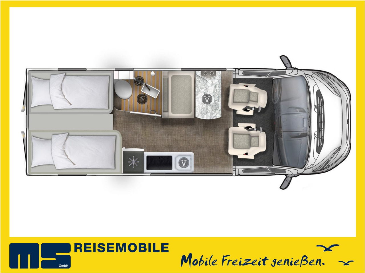 Buscamper Eura Mobil VAN 635 EB - MODELL 2026 - 140PS / 8G.AUTOMATIK