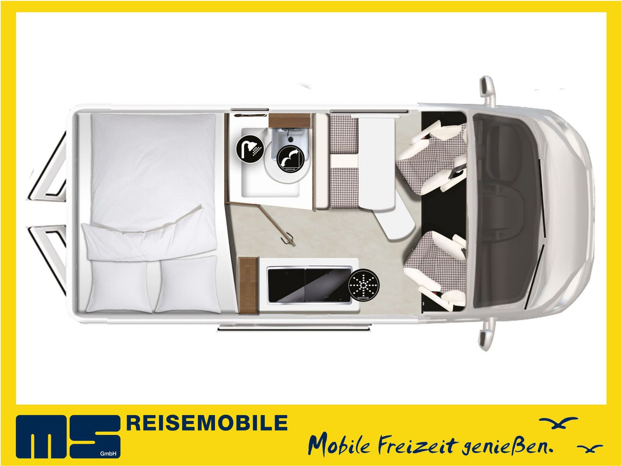 Buscamper Karmann DAVIS 540 LIFESTYLE / MODELL 2026 / HECKBETT