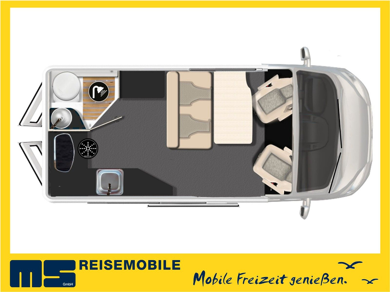 Buscamper Karmann DEXTER 550 / 140PS / CONCEPT - PAKET & HUBBETT