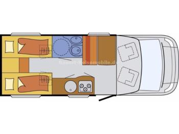 Sunlight T 66 *210cm Einzelbetten*Küchentraum*  - Buscamper