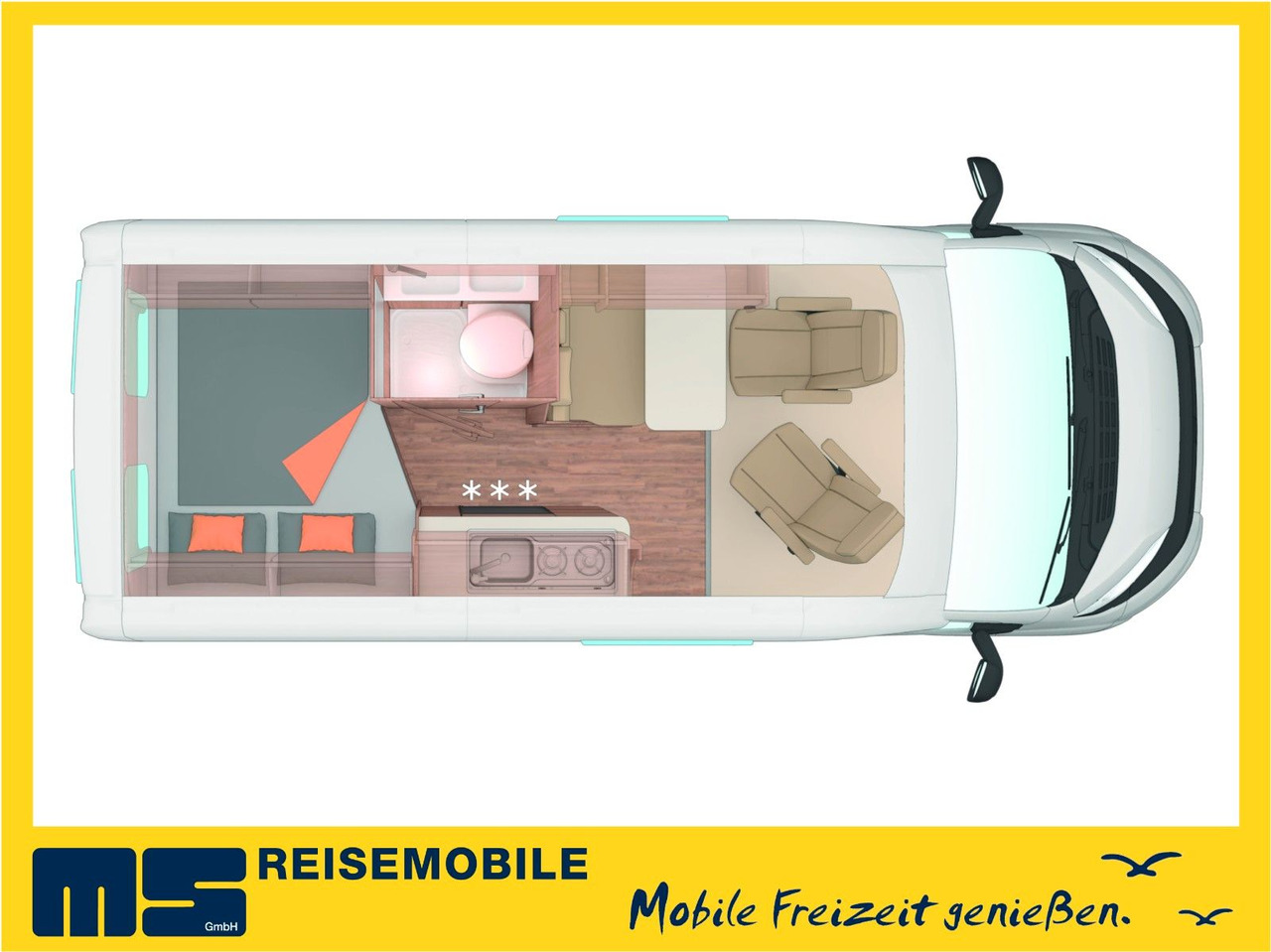 Buscamper Weinsberg CARABUS GREY 540 MQ - EDITION FIRE /-2026-/140PS