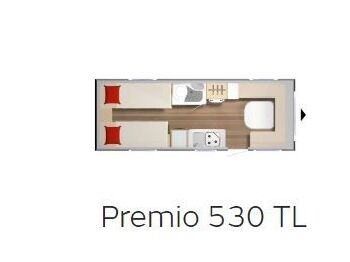 Bürstner PREMIO 530 TL  - Caravan