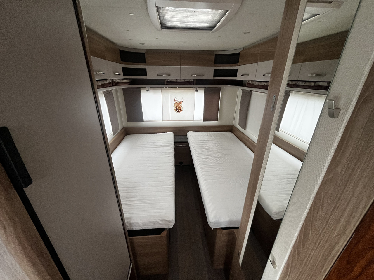Caravan Bürstner Premio 530 TL Mover Dachklimaanlage Einzelbetten