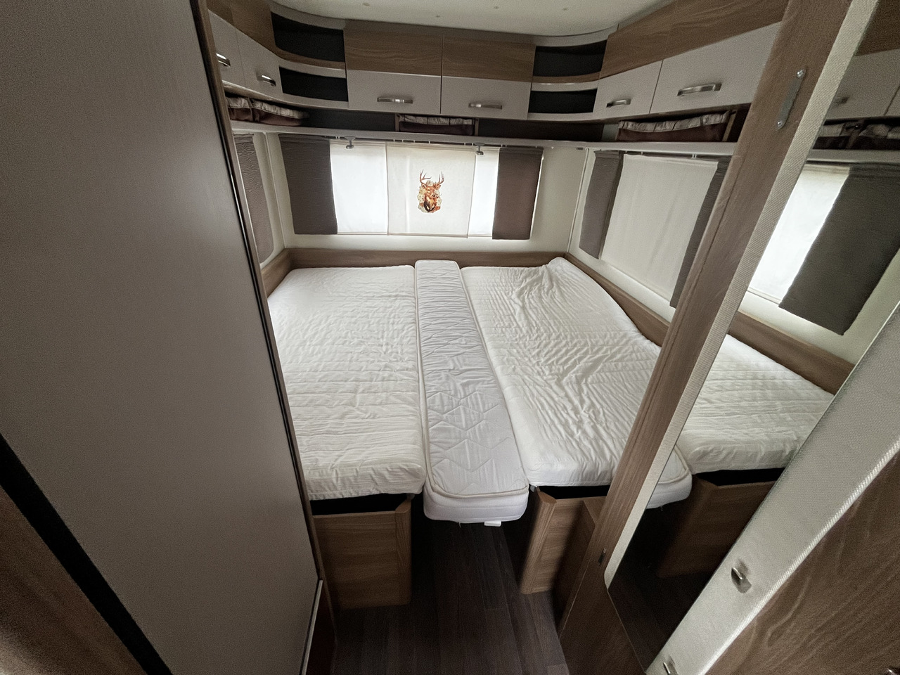Caravan Bürstner Premio 530 TL Mover Dachklimaanlage Einzelbetten