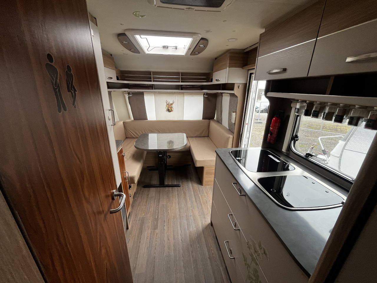 Caravan Bürstner Premio 530 TL Mover Dachklimaanlage Einzelbetten