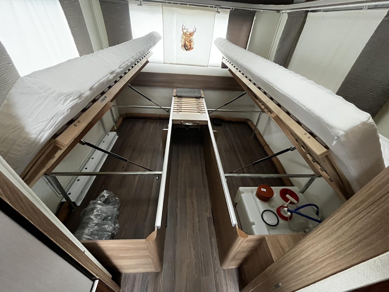 Caravan Bürstner Premio 530 TL Mover Dachklimaanlage Einzelbetten