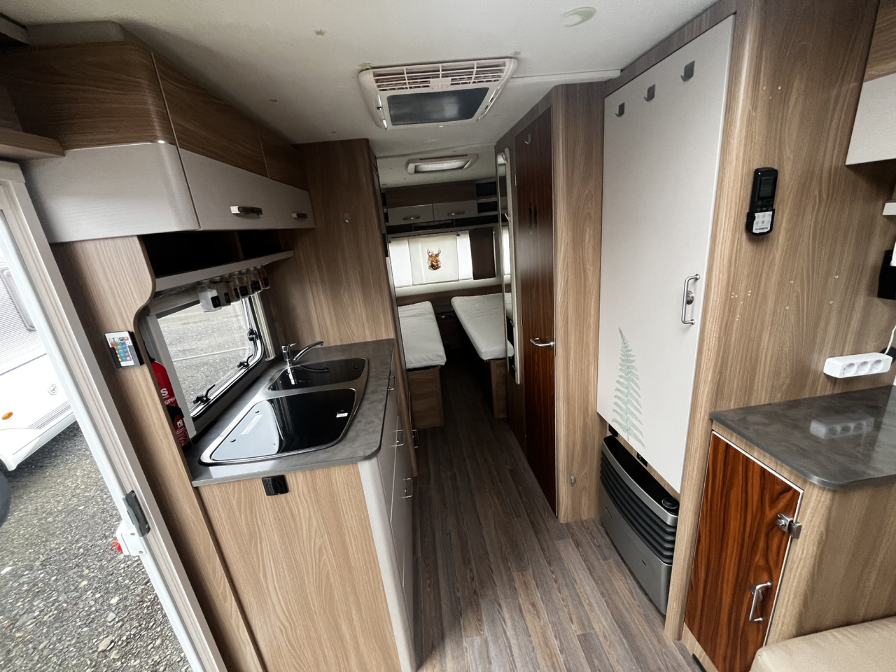 Caravan Bürstner Premio 530 TL Mover Dachklimaanlage Einzelbetten