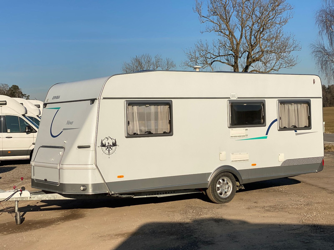 Caravan HYMER / ERIBA / HYMERCAR Nova 530 Swing mit Längsbetten und Moser, top Zu