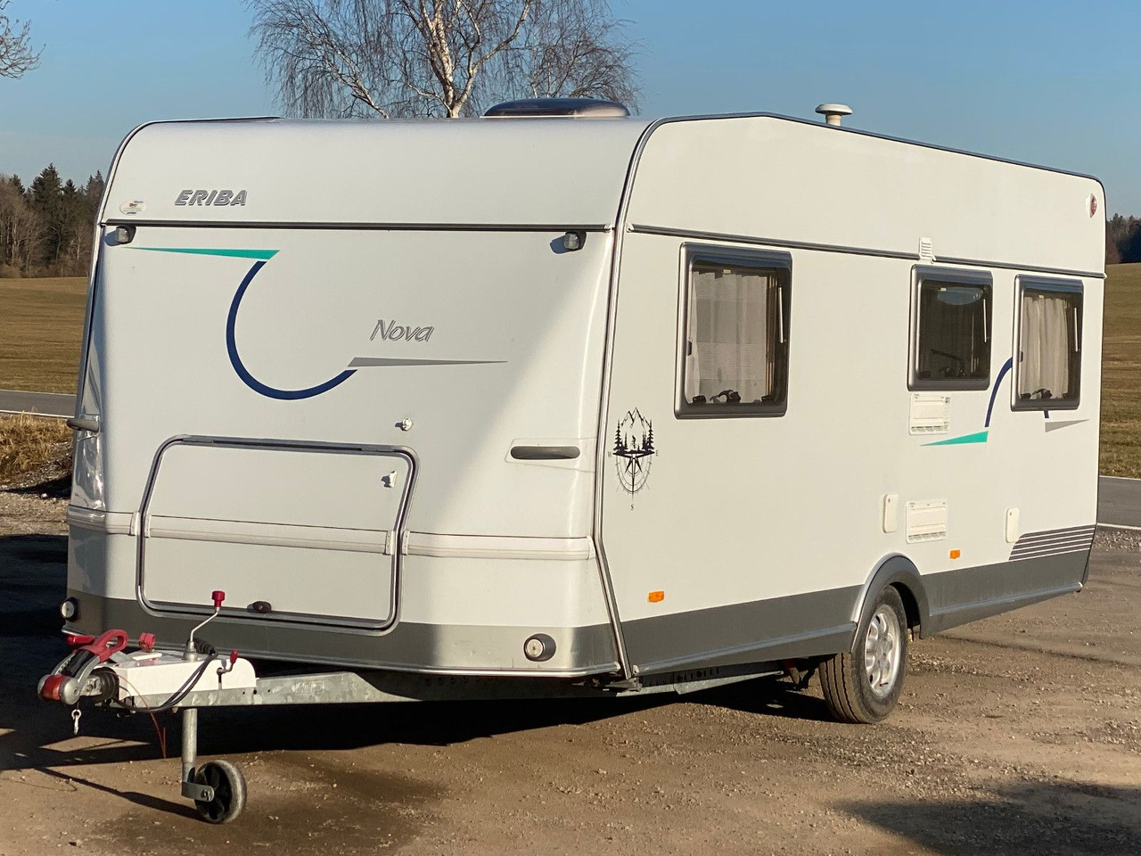 Caravan HYMER / ERIBA / HYMERCAR Nova 530 Swing mit Längsbetten und Moser, top Zu