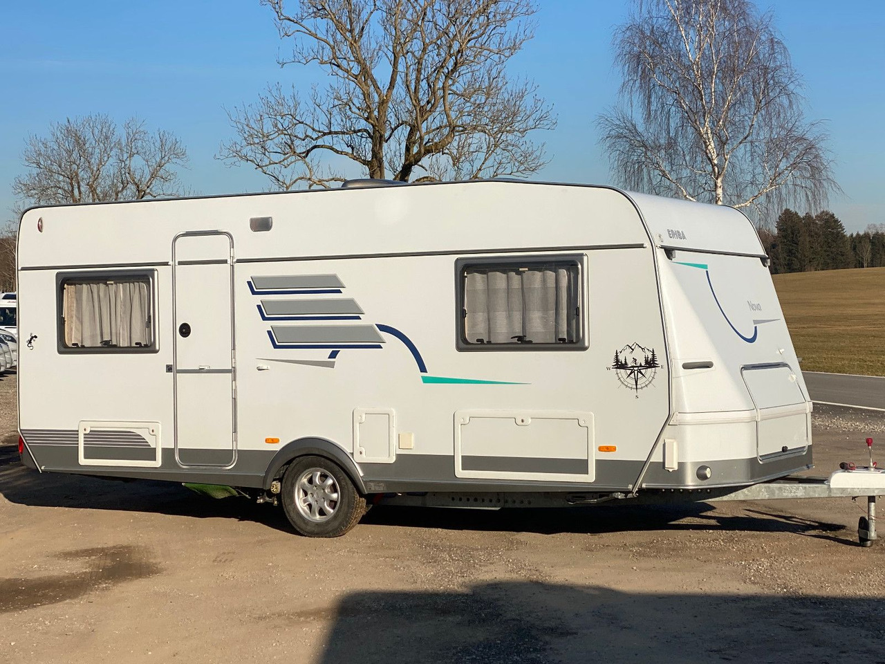 Caravan HYMER / ERIBA / HYMERCAR Nova 530 Swing mit Längsbetten und Moser, top Zu