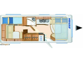 Caravan HYMER / ERIBA / HYMERCAR Nova 555 Ambience TOP AUSSTATTUNG