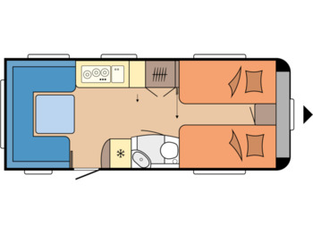  Hobby 560 LU Prestige 2023 - caravan