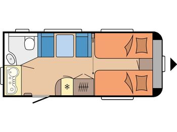 Caravan Hobby Excellent 460 SL Einzelbetten